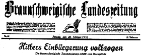 Q: Braunschweigische Landeszeitung vom 26.02.1932. Aus: Roloff, Bürgertum und NS, S.99