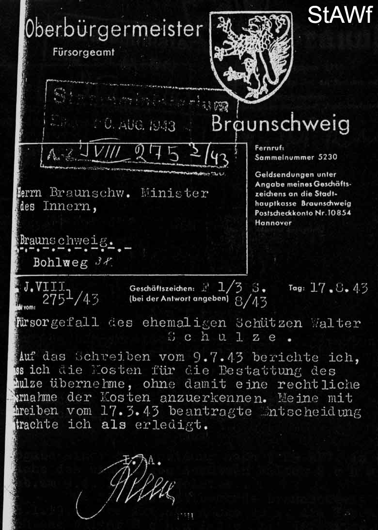 Q: Staatsarchiv Wolfenbüttel 12 Neu Arbeit, 12 Neu 13 Nr. 7961